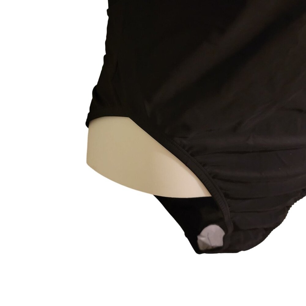 Swimsuits for All Ashley Graham 10 Black V Neck Beach Swim Vacation Summer PRESI - Picture 5 of 9